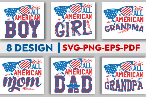4th of July Bundle -PNG SVG EPS PDF