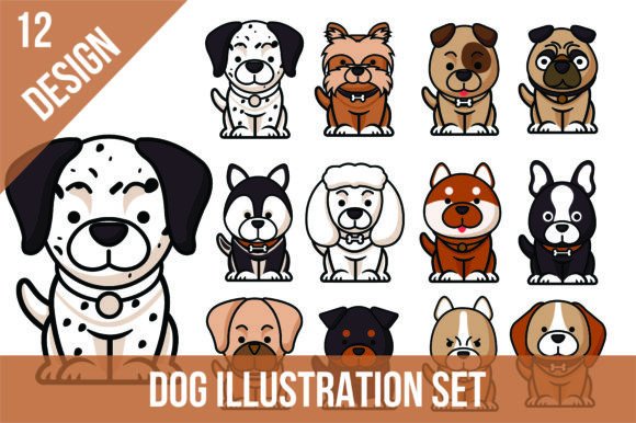 Cartoon Dog Set Collection Review