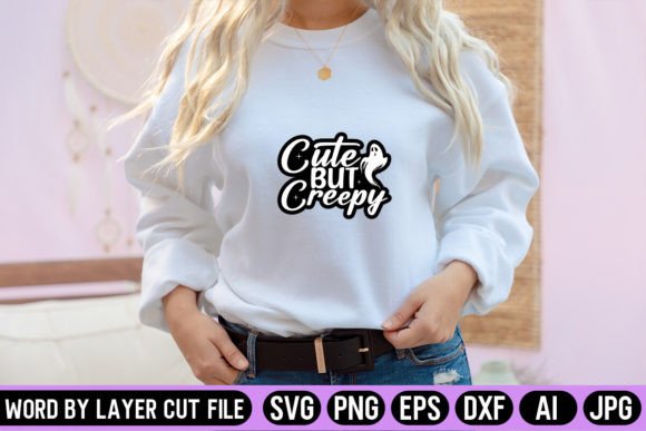 Cute but Creepy Sticker SVG Design Review