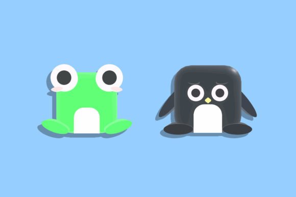 Frog Penguin Animal Sticker Review