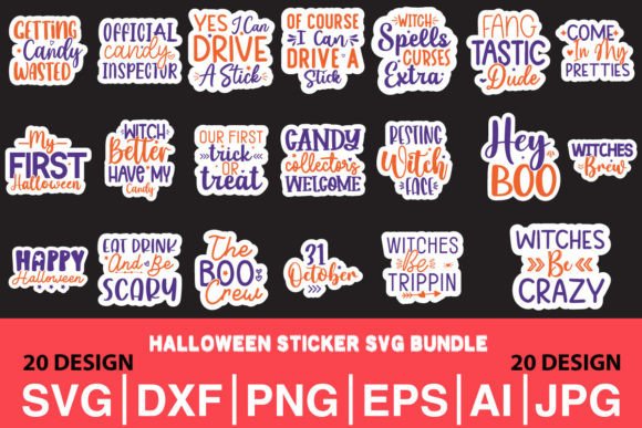 Halloween Sticker SVG Bundle Review