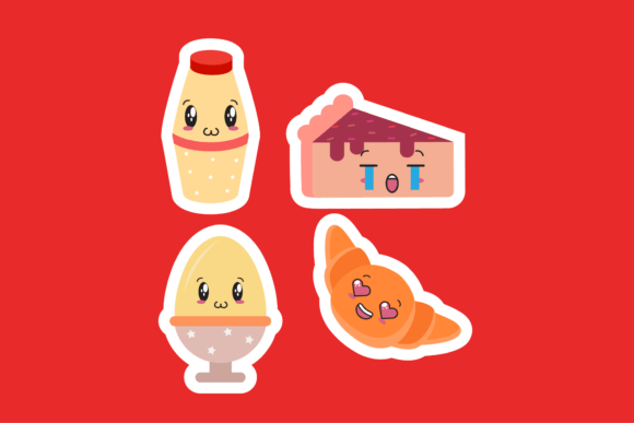 Kawaii Food Sticker Icon Bundling: A Designer’s Embroidery Review