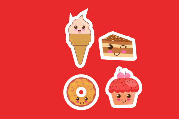Kawaii Sticker Bakery Mini Icon Review