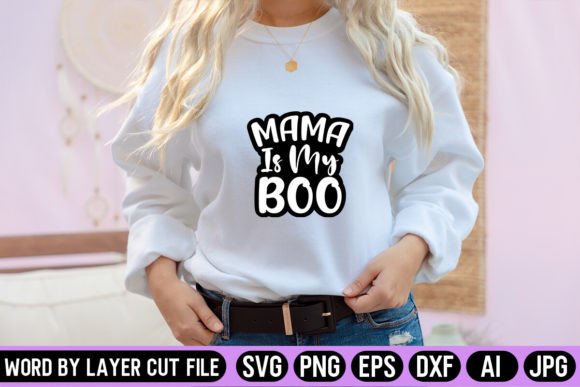 Mama is My Boo Sticker SVG Design Review