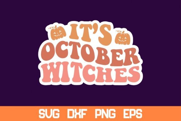 October Witches Retro Sticker SVG Review