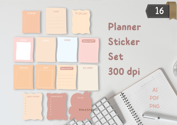 Planner Sticker, to-do List, Notes, Goal Embroidery Review