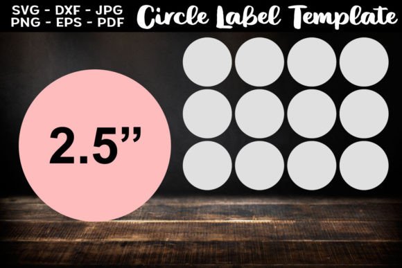 Review: 2.5 Circle Label Template Sticker PNG