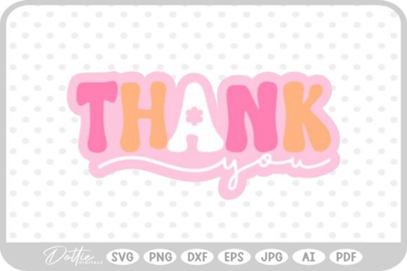 Thank You Delivery Sticker SVG PNG DXF Review